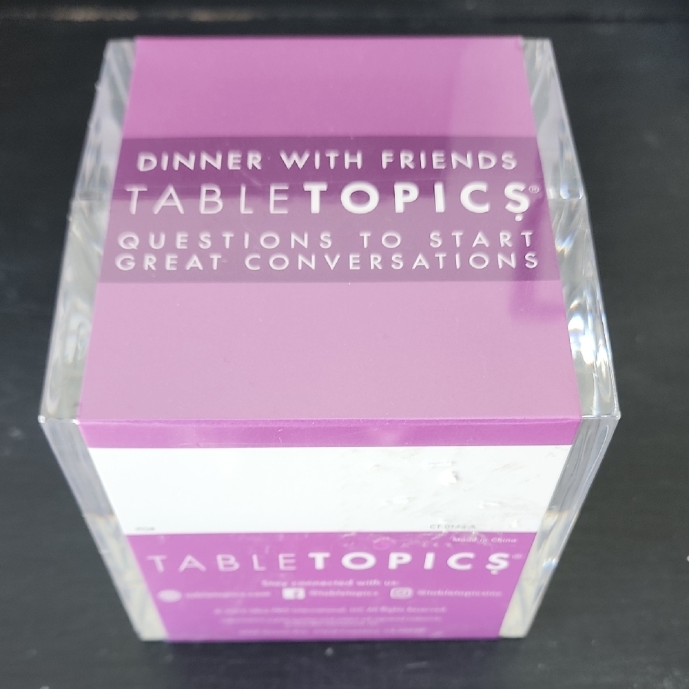 TableTopics Dinner with Friends Conversation Starter
